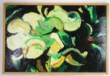 Yellow Flowers by John Gwinn, Oil on canvas wrapped board, sold Feb 2026