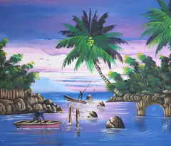 Untitled by John Gwinn, Oil on canvas, sold Feb 2026