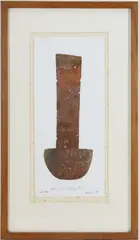 Untitled by Richard Kemble, Woodblock print, sold Feb 2026