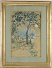 Untitled by Yamada Baske, Watercolor, sold Feb 2026