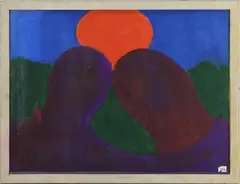 Untitled by Lloyd Raymond Ney, Watercolor and oil on paper, sold Feb 2026