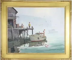 Untitled by Melville F. Stark, Oil on canvas, sold Feb 2026