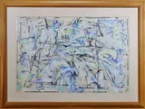 Anarchy by Christopher Hopf, Pastel and pencil on paper "Anarchy", sold Feb 2026