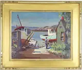 Untitled by Melville F. Stark, Oil on board, sold Feb 2026