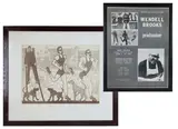 Thirty-two Olympics by Wendell T. Brooks, Woodblock print (1), sold Feb 2026