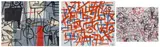 Groups of People on Paper by Louis Tavelli, Oil on paper and mixed media/collage, sold Feb 2026