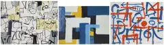 Groups of People on Paper by Louis Tavelli, Oil on paper and mixed media/collage, sold Feb 2026
