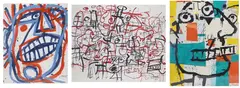 Groups of People on Paper by Louis Tavelli, Oil on paper and mixed media/collage, sold Feb 2026