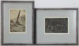 Coal Stripping by Nicholas Bervinchak, Etchings (2), sold Feb 2026
