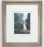 Dans le Parc de Gennevilliers by Michel Delacroix, Lithograph print "Dans le Parc de Gennevilliers", sold Feb 2026