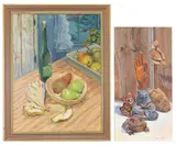 Evening Snack by Taylor Oughton, Acrylic on board, sold Feb 2026