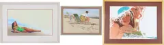 Beach Babe by Taylor Oughton, Acrylic on board, sold Feb 2026
