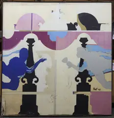 Untitled by Christopher Hopf, Oil on canvas, sold Feb 2026