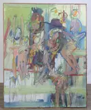 Untitled by Christopher Hopf, Oil on canvas, sold Feb 2026