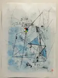 Untitled by Wolfgang Roth, Mixed media and collage on paper, sold Feb 2026