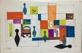 Untitled by Wolfgang Roth, Mixed media and collage on paper, sold Feb 2026