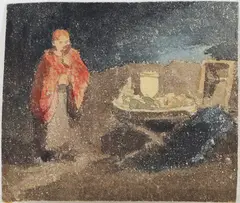 Untitled by Thomas Sully, Watercolor on paper, sold Mar 2026