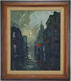 Untitled by Héctor Raúl Ulloa Burgos, Oil on board, sold Mar 2026