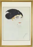 Untitled by Lorenzo Viani, Lithograph print of Viani's "Donna con neo, sold Mar 2026