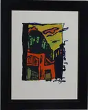 El by Richard Morhous, Acrylic on clay board, sold Mar 2026