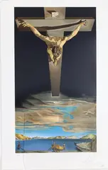 St. John on the Cross by Salvador Dalí, Lithograph print, sold Mar 2026