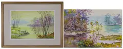 Untitled by Edward Lis, Watercolors (2), sold Mar 2026