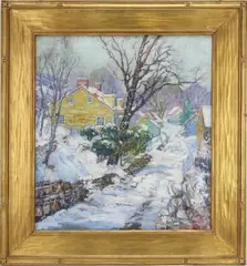 Boxwood, by Fern Isabel Kuns Coppedge, oil on canvas, sold Mar 2026