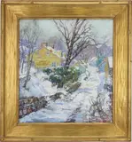 Boxwood, by Fern Isabel Kuns Coppedge, oil on canvas, sold Mar 2026