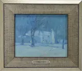 Untitled by George Sotter, oil on board, sold Mar 2026