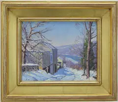 Untitled by Kenneth R. Nunamaker, oil on board, sold Mar 2026