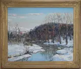 Winter by Walter Emerson Baum, Oil on canvas, sold Mar 2026