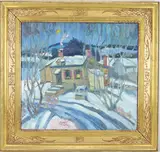 Hills of Buckingham by Joseph Barrett, Oil on canvas, sold Mar 2026