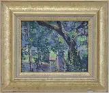 Rushland by Roy Cleveland Nuse, oil on board, sold Mar 2026