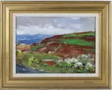 Pennsylvania Landscape, Harrisburg by John Fulton Folinsbee, Oil on board, sold Mar 2026