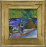 Little Cottage, Lahaska, by Joseph Barrett, oil on canvas, sold Mar 2026