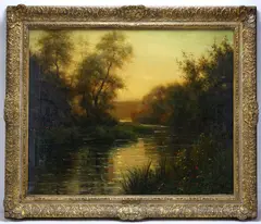 Untitled by Louis Aston Knight, Oil on canvas, sold Mar 2026