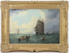 Untitled by Adolphus Knell, Oil on board, sold Mar 2026
