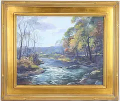 Untitled by John Berninger, Oil on board, sold Mar 2026