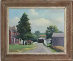 Untitled by John Berninger, Oil on board, sold Mar 2026
