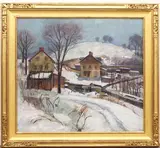 The Left Turn by Antonio Martino, Oil on canvas, sold Mar 2026