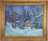 Quiet Night by Tatiana M. Alexeeva, Oil on canvas, sold Mar 2026
