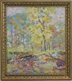 Untitled by Herbert Nelson Hooven, Oil on board, sold Mar 2026