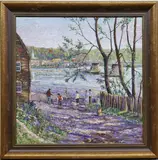 New Hope by Christopher G. Willett, Oil on canvas, sold Mar 2026