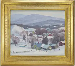 DM by Ben Marcune, Oil on board, sold Mar 2026