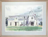 Morgan Horse Farm by Ranulph Bye, Watercolor, sold Mar 2026