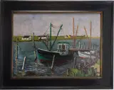 Untitled by Hayley Lever, Oil on board, sold Mar 2026