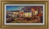 Brunswick Avenue Backyards, by Joseph James Crilley, oil on board, sold Mar 2026