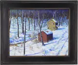 FA by Christopher G. Willett, oil on board, sold Mar 2026