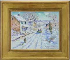Plumbstead by Christopher G. Willett, oil on board, sold Mar 2026