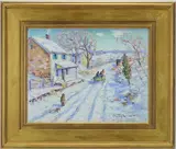 Plumbstead by Christopher G. Willett, oil on board, sold Mar 2026